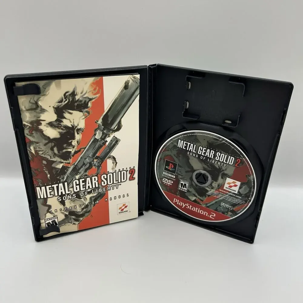 Metal Gear Solid 2: Sons of Liberty (Sony Playstation 2 PS2) CIB - Greatest Hits